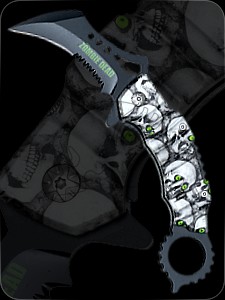 Karambitmesser "WhiteSkull"