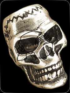 Pearl "HermanSkull" (925er Silber)