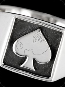 Ring "TheFriendlyCard" (925er Silber)