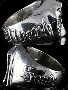Ring "SantaMuerte" (925er Silber)