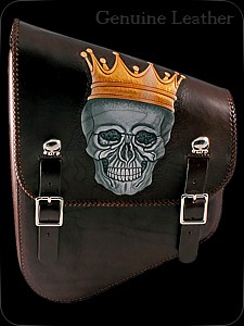 Saddlebag "KingSkull" (Punziert)