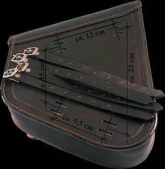 Saddlebag "KingSkull" (Punziert)