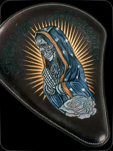 Saddlebag "SantaMuerte2" (Punziert)