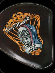 Saddlebag "SantaMuerte2" (Punziert)