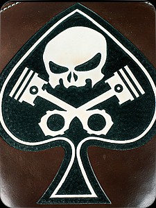 Sattel "AceOfSpades" (punziert)