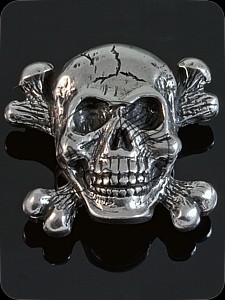 Shoepin "JollyRoger" (Zinn)